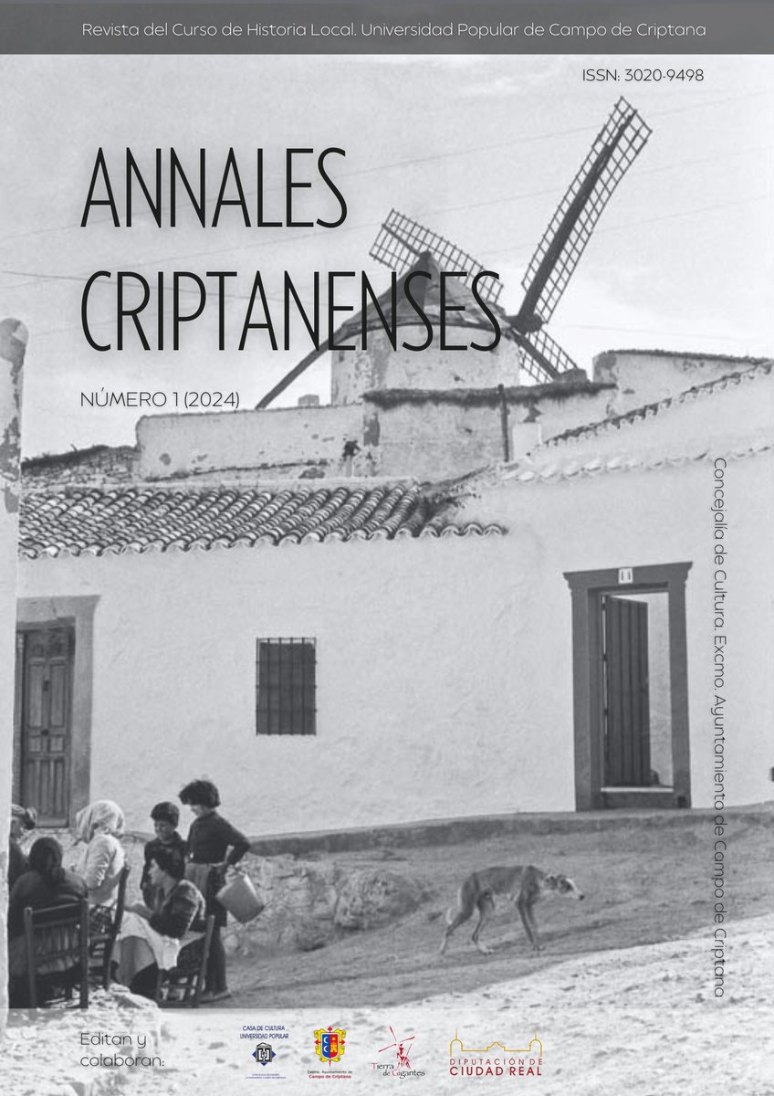 ferjar_12's tweet photo. 📷Desde el Curso de Historia Local informan que se han agotado las existencias de nuestra nueva revista "Annales Criptanenses".
📷¡Si quieres leerla online no dudes en acceder a ella a través del siguiente enlace!
https://t.co/wMkncvaEwI https://t.co/hKoI43IMNF