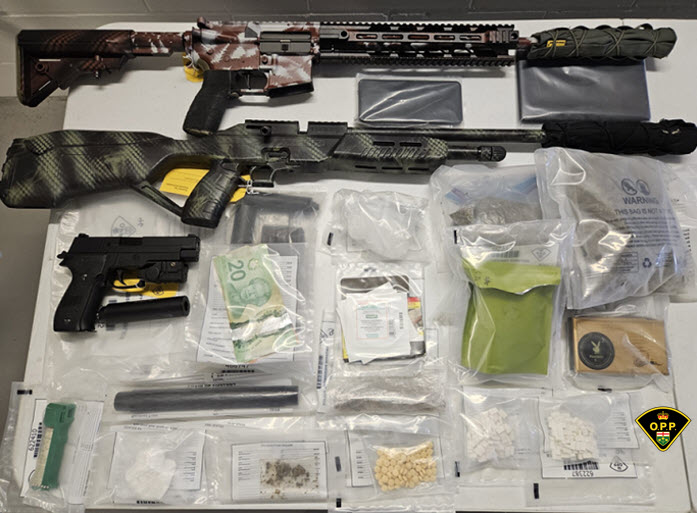 Two people face drug trafficking charges after the OPP Community Street Crime Unit seized illegal drugs in Renfrew.

Street Crime Unit members, assisted by Renfrew OPP officers, stopped a vehicle on O’Brien Road on Tuesday, August 27, shortly before noon. One person in the