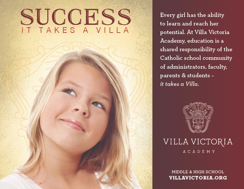 Save the date! 🗓️Our Fall Open House is scheduled for Saturday, October 19, 2024 from 1-3 pm.  Register on our website! Learn more about the Villa difference from students, parents and teachers.