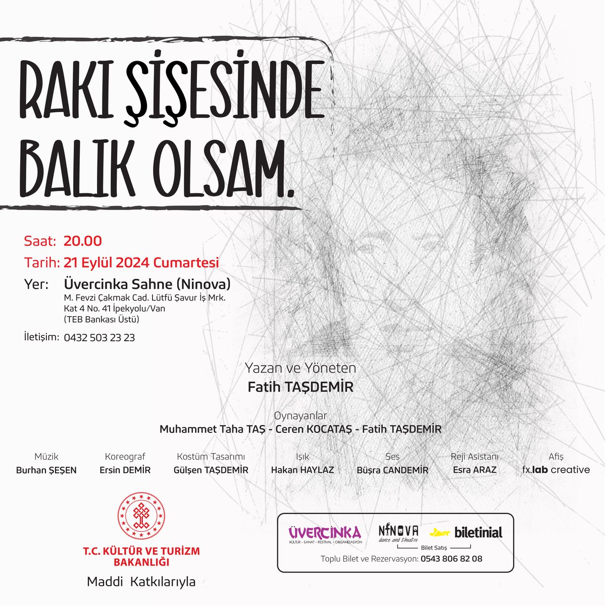 21 Eylülde herkesi bekliyoruz.
Biletler biletinial.com/tr-tr/tiyatro/…