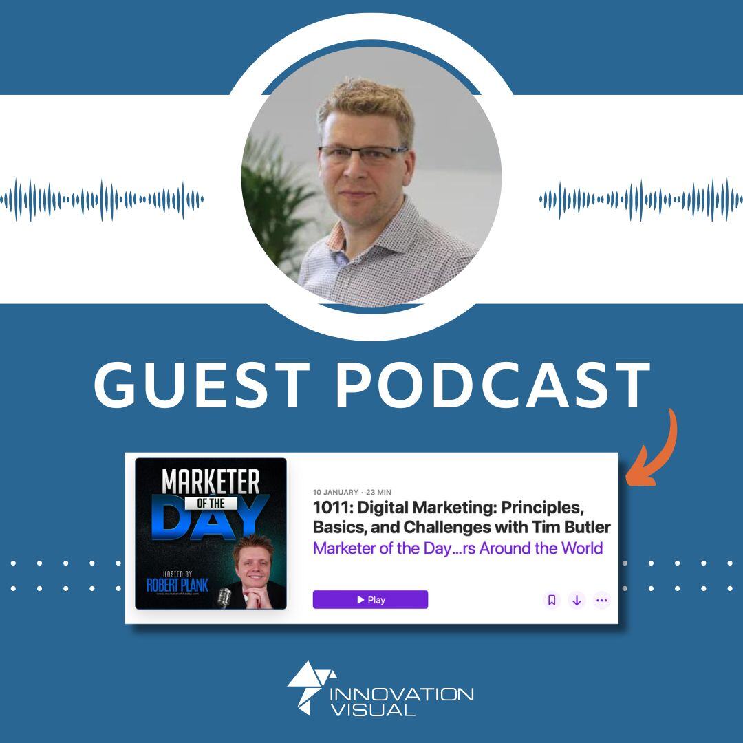 How can marketing principles transform your approach and overcome challenges? 

Our CEO and Founder Tim Butler, took part in the Marketer of the Day podcast where he discusses this topic with host Robert Plank.

🎬 Watch the episode here hubs.ly/Q02zXSbm0
