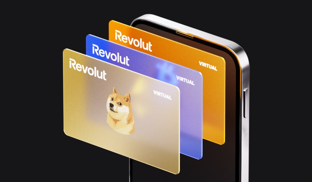 ownthedoge's tweet photo. We partnered with @RevolutApp to make Doge the face of finance 💳

This marks our first major licensing deal, forwarding our mission of bringing Doge to places she has never been before!

$30,000 went to @RSPCA_official and @SavetheChildren as a part of this deal. Do Only Good Everyday✨