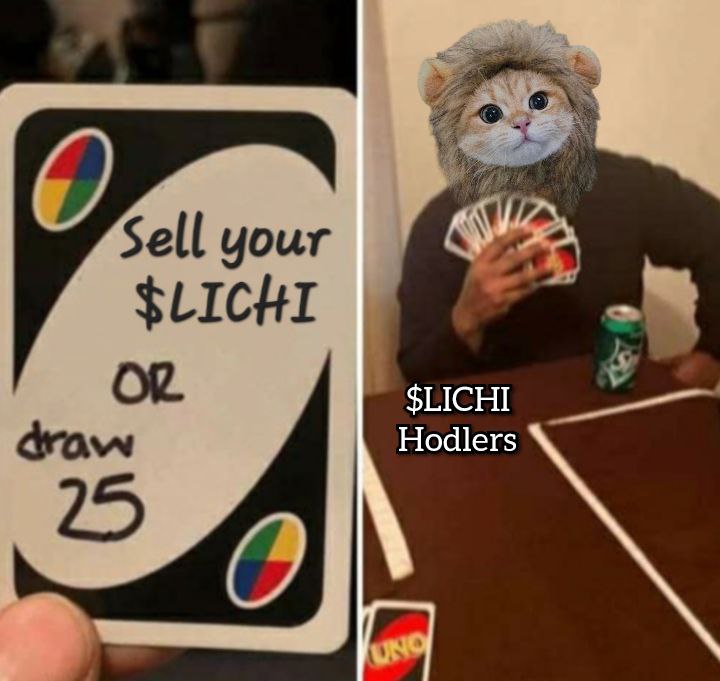 n4xDs's tweet photo. @0xdanky Sky is the limit bro. Only $LICHI 💎 🦁 @lichi_cto https://t.co/H4kyM4b5VL