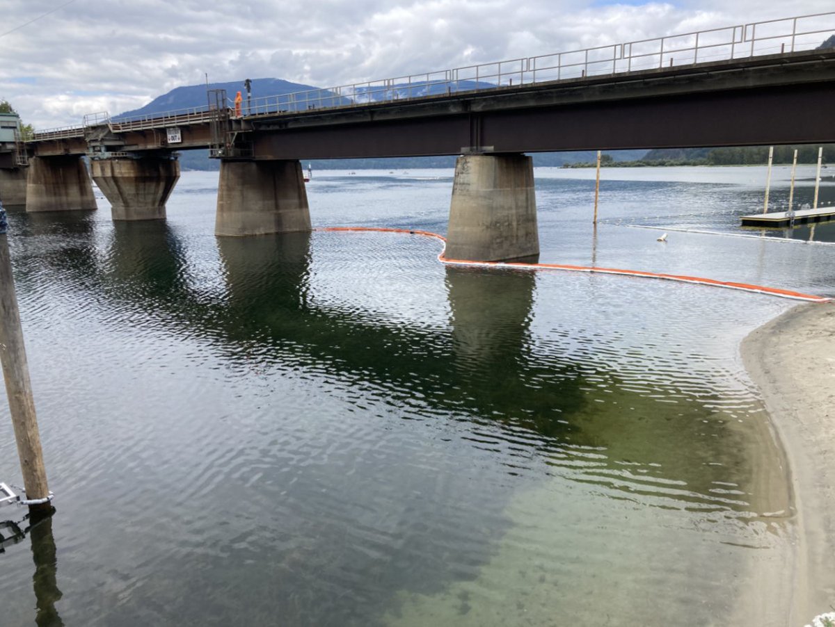 On August 24, a transport truck was involved in a single-vehicle incident on Highway 1 near Sicamous, B.C. The truck went off the RW Bruhn Bridge in Sicamous Narrows. More details can be found below. www2.gov.bc.ca/gov/content/en…