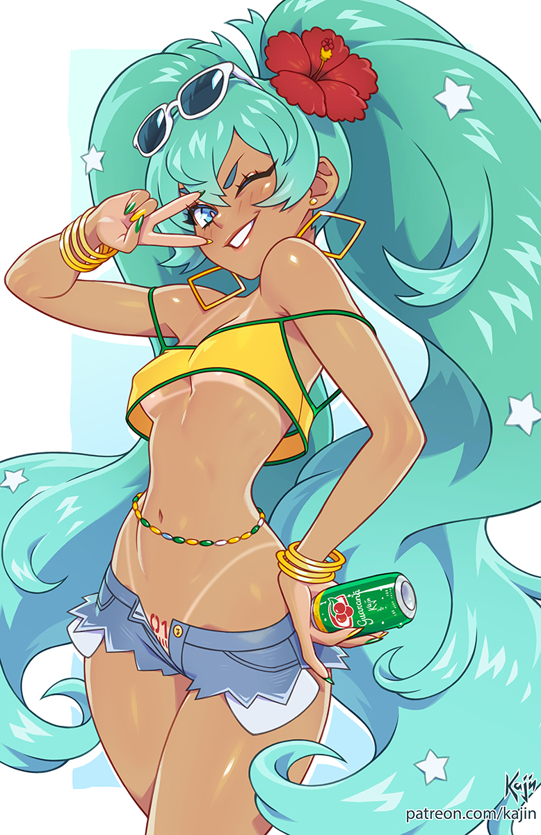 kajinman_art's tweet photo. Brazilian Miku! https://t.co/OBvZmQGpap