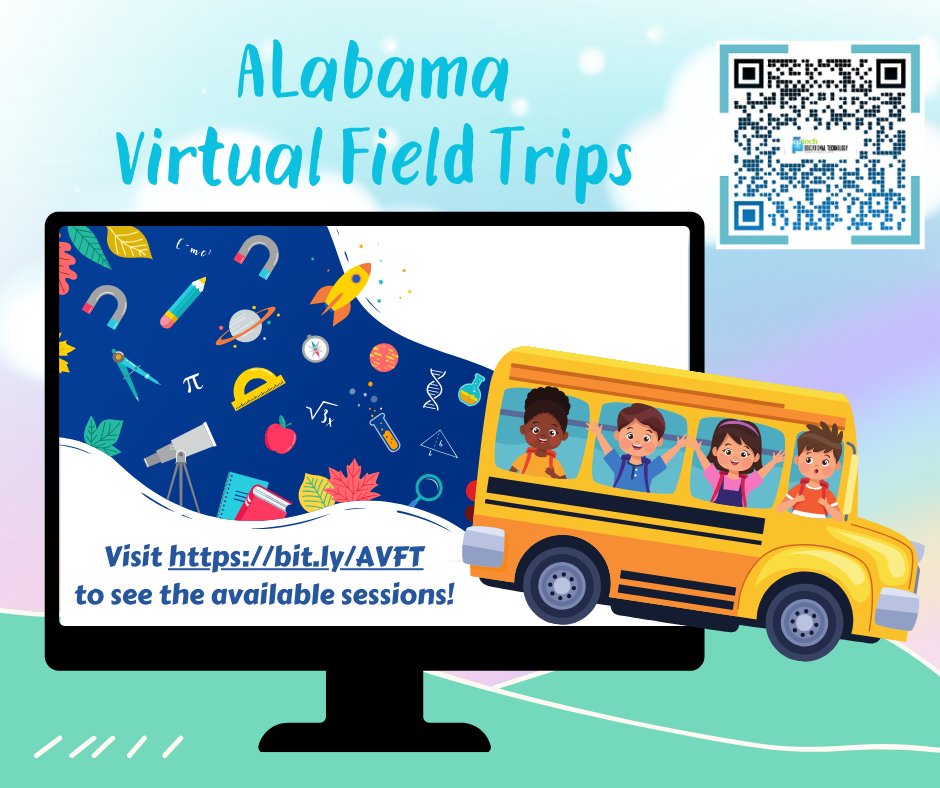 ALSDEEdTech's tweet image. Who’s ready to take their class on a virtual adventure? 🌐📚 #VirtualFieldTrip #alsdeedtech