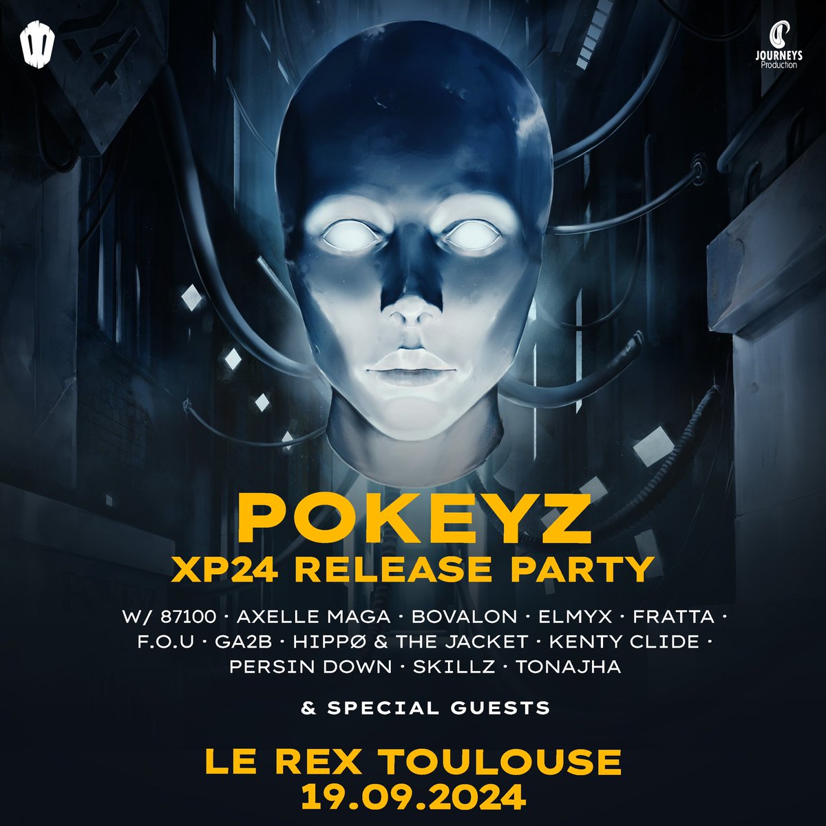 Pokeyz (@iampokeyz) on Twitter photo TOULOUSE ! Je suis vraiment hyper heureux de vous annoncer qu'à l'occasion de la sortie de mon premier album 'XP24', nous organisons avec Uncommon & Journeys Prod une release party au <a href="/LeRexToulouse/">Le Rex Toulouse</a> accompagné d'une joyeuse bande de potes qui viendront mixer avec moi... TOULOUSE ! Je suis vraiment hyper heureux de vous annoncer qu'à l'occasion de la sortie de mon premier album 'XP24', nous organisons avec Uncommon & Journeys Prod une release party au <a href="/LeRexToulouse/">Le Rex Toulouse</a> accompagné d'une joyeuse bande de potes qui viendront mixer avec moi...