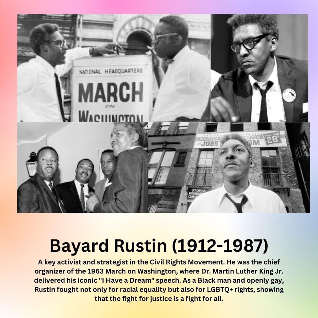 ✊🏿 Conmemorando la Marcha en Washington – 28 de agosto de 1963 ✊🏿

#MarchaEnWashington #DerechosCiviles #BayardRustin #HistoriaLGBTQ #IgualdadParaTodos