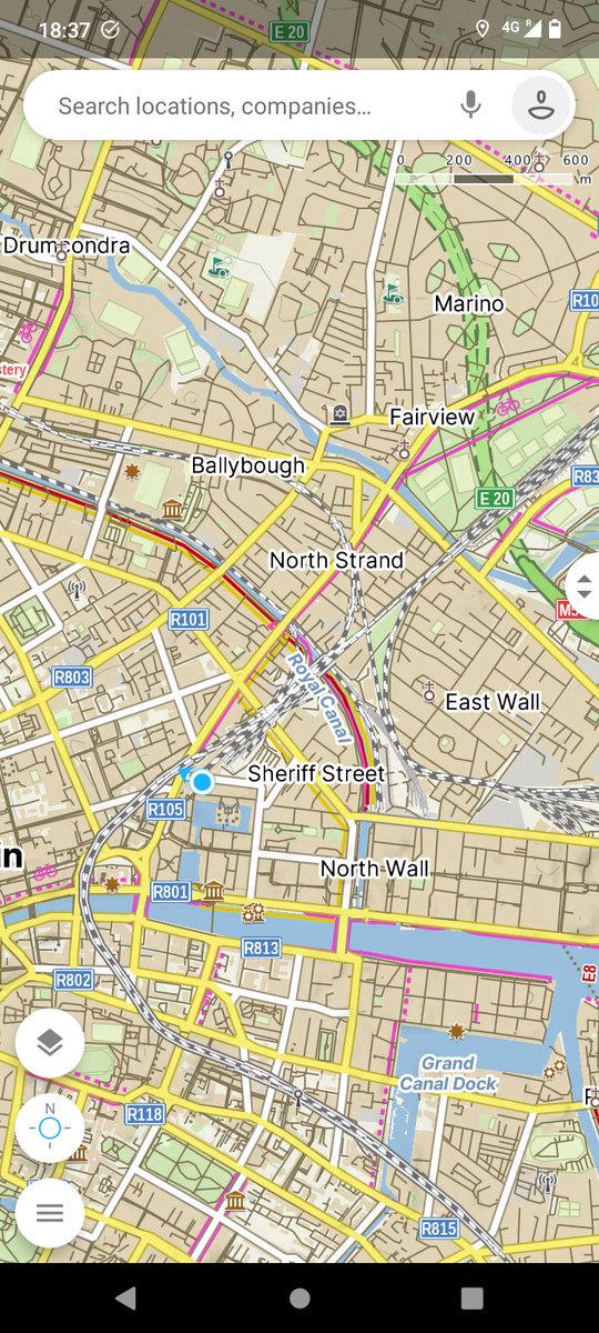 Well #cycling  around #Dublin  was an interesting 🤔 experience, taxi driver telling me bicycles aren't allowed in bus lanes... So I pointed out the bicycle symbol on the bus lane signs!