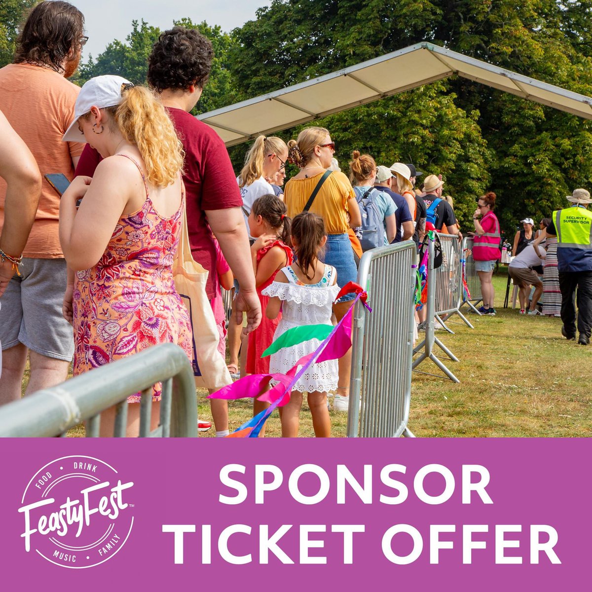 News just in! Our main event sponsor W&amp;W Event Catering has very kindly donated £7.50 a ticket towards 100 FeastyFest tickets to help bring costs down for those who really need it ❤️

Find the tickets here 👉 feastyfest.co.uk/buy-tickets/

#foodfestival #surrey #foodie
