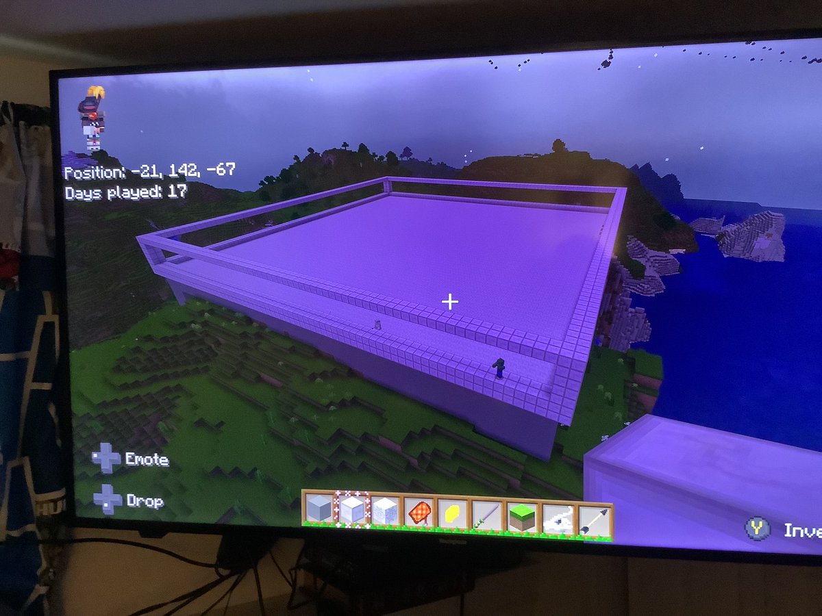 These are the stages of the central building so far