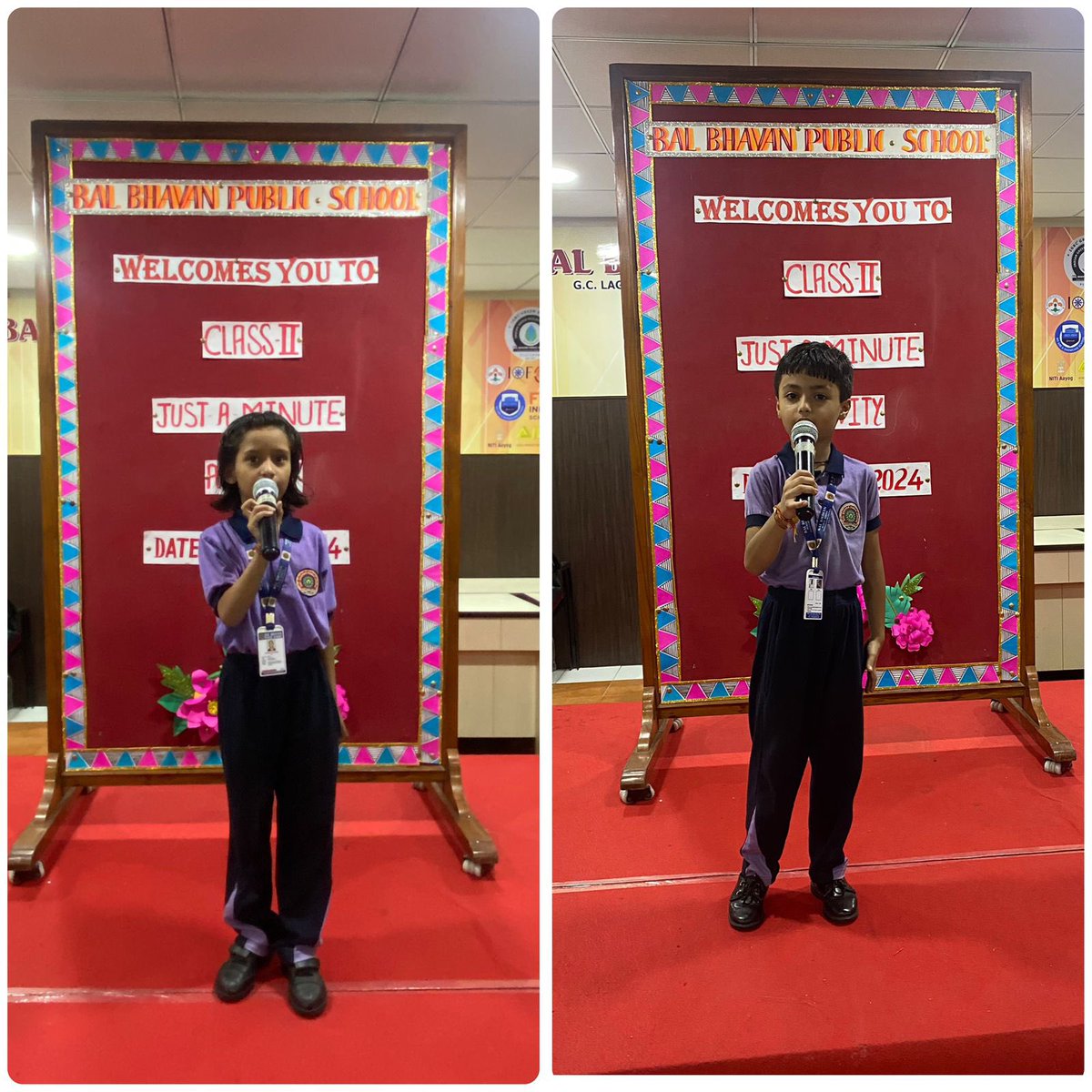 simransehra53's tweet photo. Today’s 'Just a Minute' activity in Class 2 allowed students to practice quick thinking and effective speaking.🎙️
They learned to express their ideas clearly and confidently while engaging with diverse topics.
A fantastic display of their growing communication skills!🎤@vividh87 https://t.co/kYmR3rGKQs