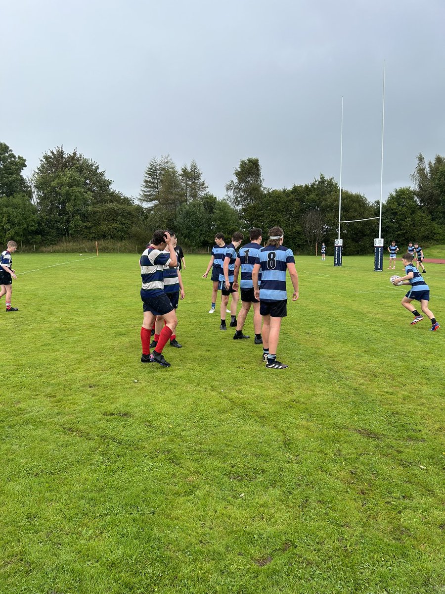 Fantastic performance from the S3/4 Rugby team tonight in difficult conditions, we lost out to a strong Balfron team! 

A great start to the conference! 

Try scorers:Greg and Oscar 🏉 👏🏻 

@balfronhigh <a href="/LHS_HWB/">Larbert High School HWB</a> <a href="/LarbertHigh/">Larbert High School</a>
