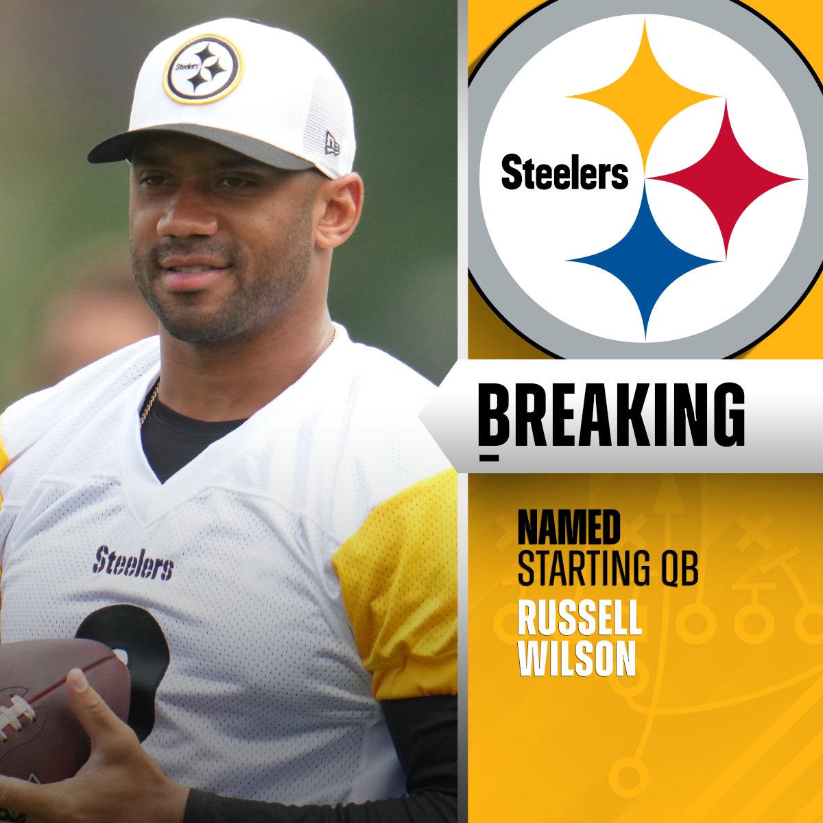 Steelers name Russell Wilson as starting QB.