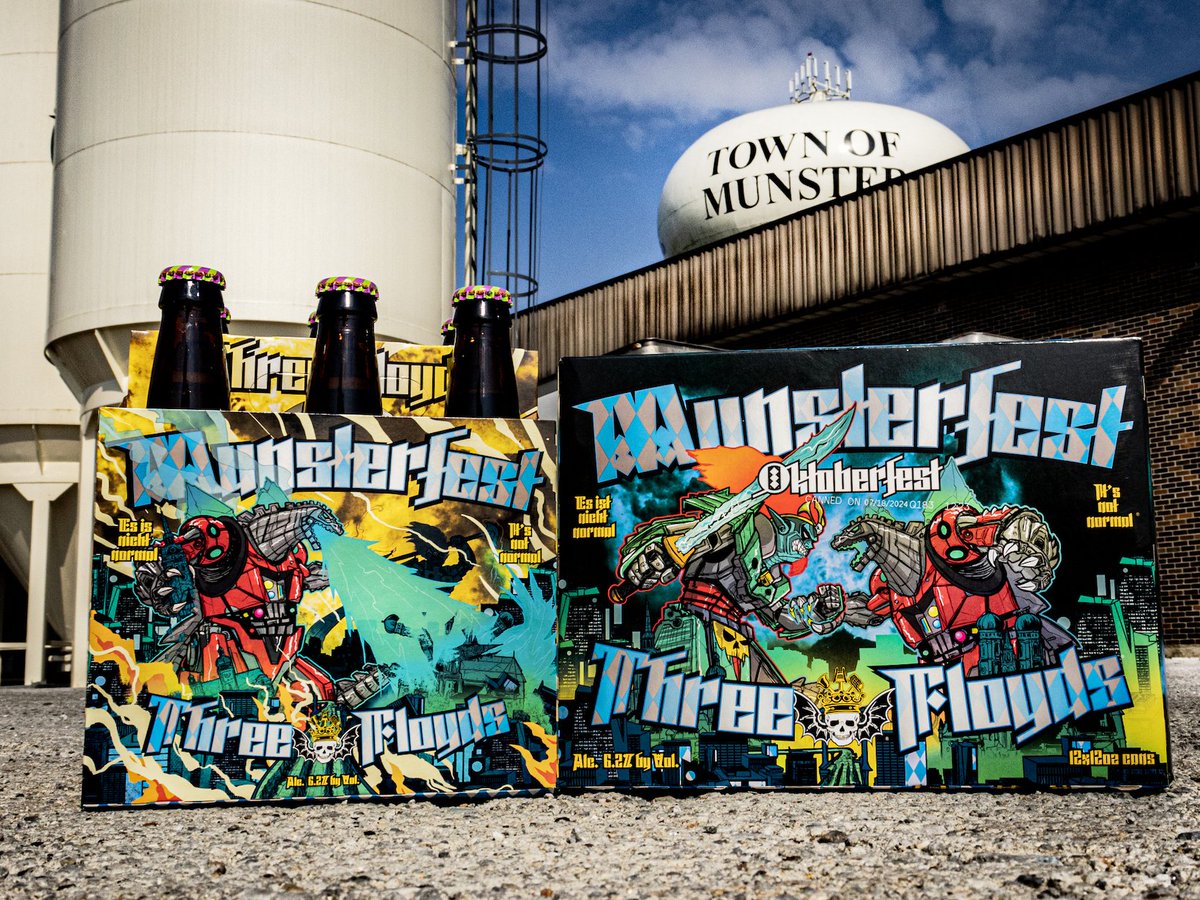 Two times the Munsterfest 🌀 Find bottles and cans of our Oktoberfest Märzen near you at 3floyds.com/finder