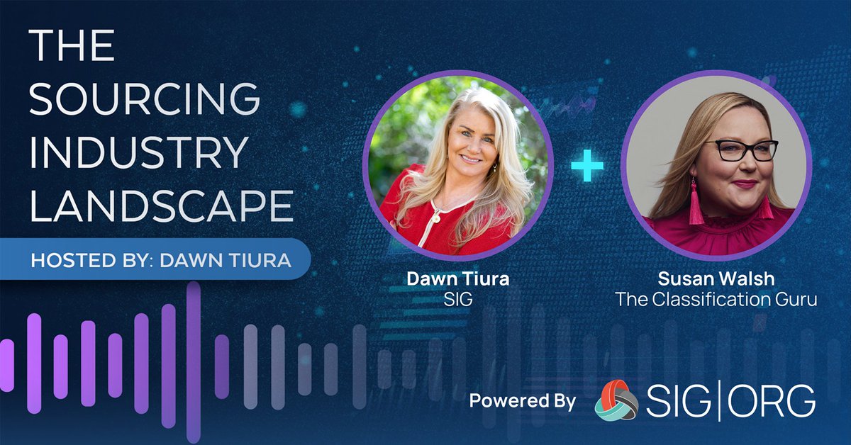 SIGinsights's tweet image. Tune in to The Sourcing Industry Landscape podcast with Susan Walsh, @ClassificationG, for a sneak peek of her Dirty Spend Data Clinic at GES24-Fall Summit! Learn how clean data can transform procurement by tackling issues like duplicates, typos, and incorrect categorizations.