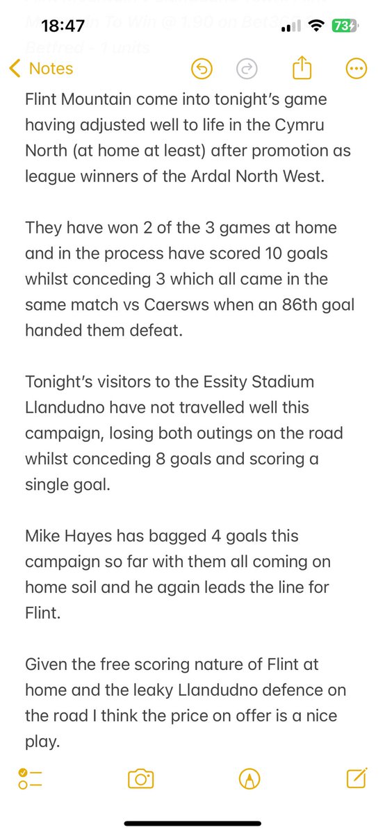 Bearded_Basher's tweet image. Just the one midweek game in the Welsh leagues but think the below game looks good for a bet #GamblingTwitter #SupportLocalLeagues