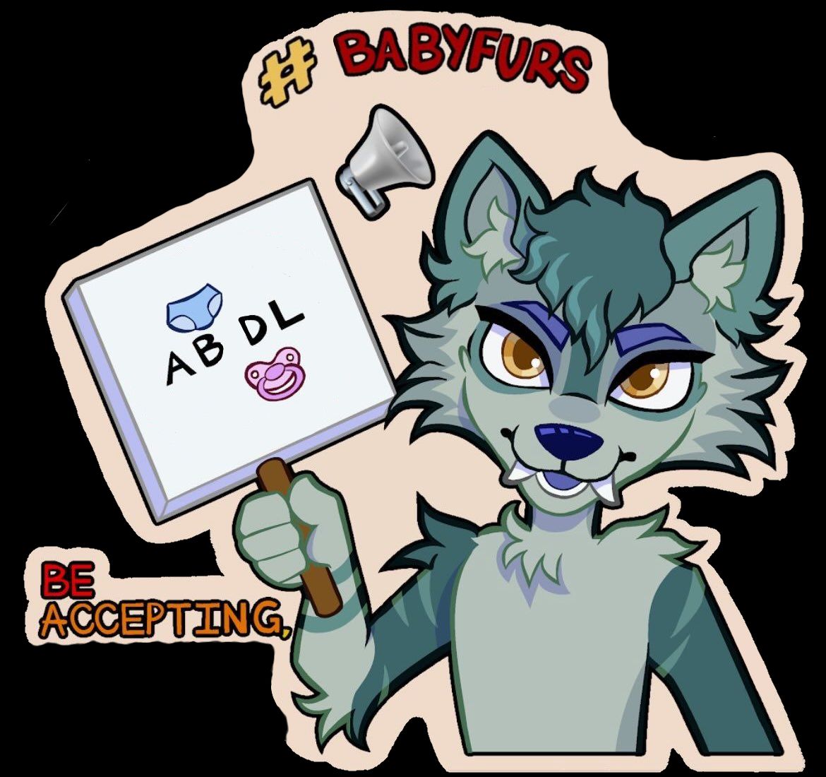 nappypaws's tweet photo. Im sure we know the current situation with the troll who's so super insisting on saying babyfurs are evil,  well,  lets show some support! (This is edited hater artwork) https://t.co/JFPnXz7LwN
