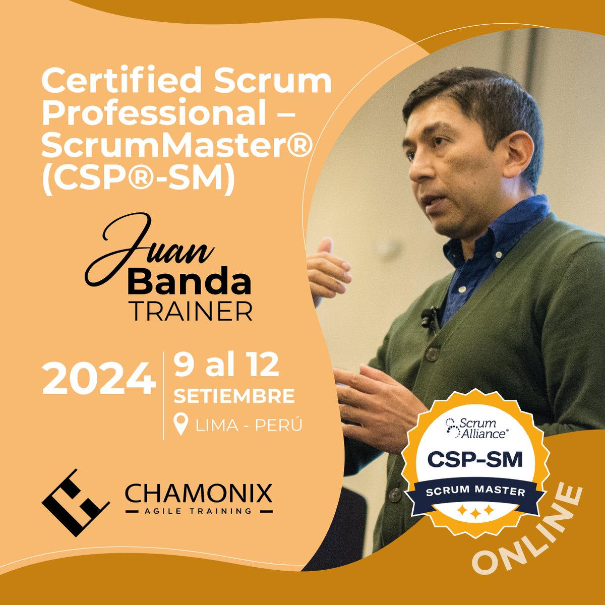 Obtén la certificación CSP-SM y acelera tu carrera hacia el éxito! Este es el paso definitivo para profundizar tu experiencia y aumentar tu impacto en la organización

¡No te pierdas nuestro próximo curso Online!

Informes: bit.ly/CSP_SM

#scrumprofessional #scrummaster