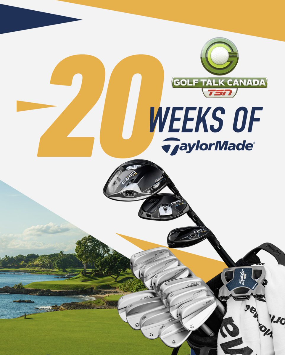 GolfTalkCanada's tweet photo. 🚨 #20weeksoftaylormade GRAND PRIZE
.
A custom set of @TaylorMadeCA clubs & fitting experience
.
A trip for 2 to @casadecampo
.
Join @ZeeManGolf, @BobWeeksTSN & @adam_scully at @HamiltonGolf, the home of the 2024 @RBCCanadianOpen thnx to @MovemberCA
.
https://t.co/4zf6B3rdXD https://t.co/IKmW3yiBPs