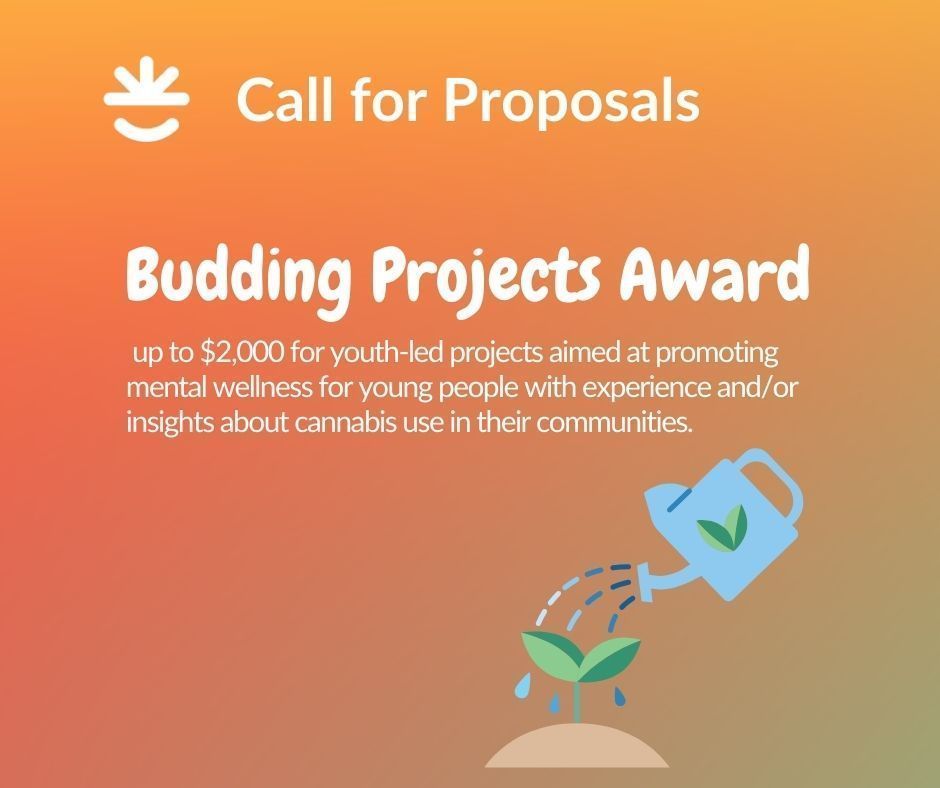 📢 Calling all youth &amp; allies! Got an idea to boost mental wellness &amp; harm reduction in your community?

 🌟 Now's your chance to shine! 

📅 Deadline: Sept 5, 2024, 11:59 PM EST  

🔗 Apply: cannabisandmentalhealth.ca/award/