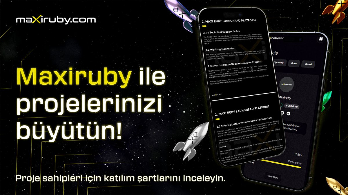 MaxirubycomTR's tweet photo. Sürdürülebilirlik, başarılı bir blockchain projesinin anahtarıdır.

MaxiRuby, projelerinizin sürdürülebilirliği için gereken desteği sağlar. Ekibimiz büyümenizi destekleyecek profesyonel üyelerden oluşmaktadır. 🚀

Birlikte büyüyelim! 📈