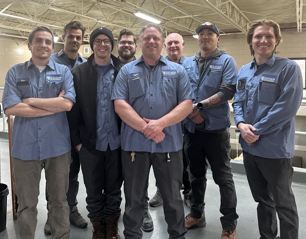 As National Water Quality Month wraps up, we're celebrating Louisville's top-notch water treatment team. Our community is lucky to have a crew of award-winning experts who blend passion with hard work, whose honesty and dedication ensure our water is always safe and clean!