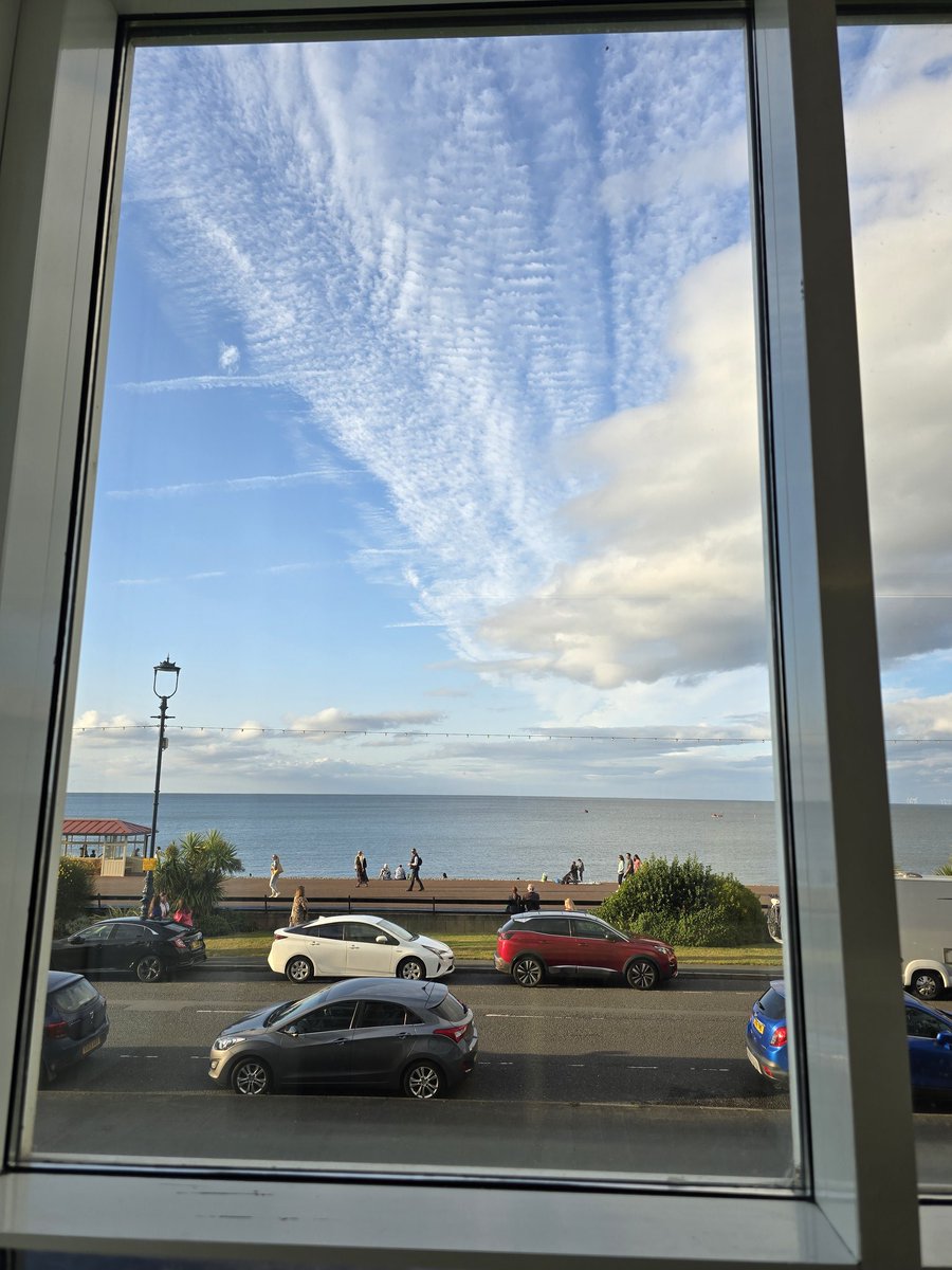Waiting to see <a href="/SarahMillican75/">Sarah Millican</a>, not a bad view!