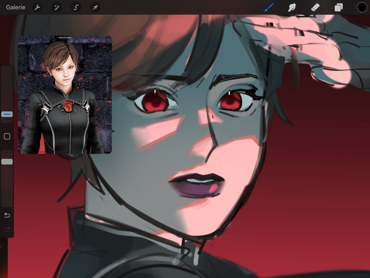 mrsfroggles's tweet photo. WIP - evil becca https://t.co/5IA5wftTV3