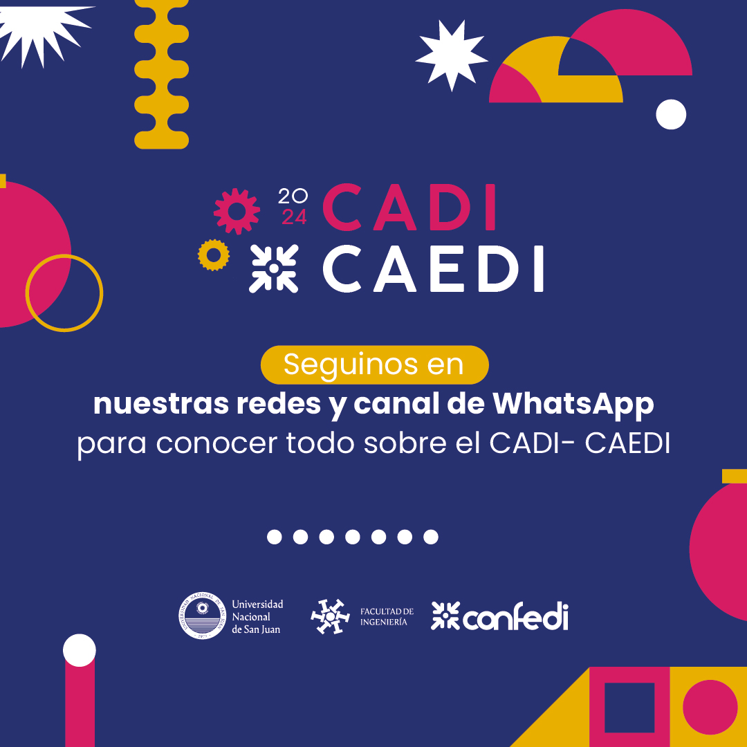🚀 ¡No te pierdas las novedades del #CADICAEDI2024! 

👉 Unite al canal oficial de WhatsApp para recibir todas las actualizaciones, conectar con profesionales y ser parte del debate sobre el futuro de la #IngenieríaArgentina. 🤩

📲Sumate acá: whatsapp.com/channel/0029Va…