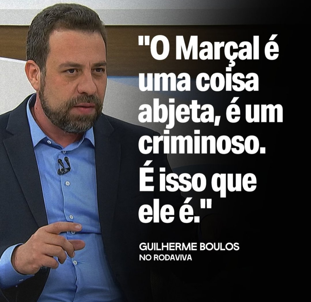 O Lamaçal é uma coisa abjeta, um criminoso, um verme. É isso que ele é!
O COACH MORREU 

BOULOS PREFEITO