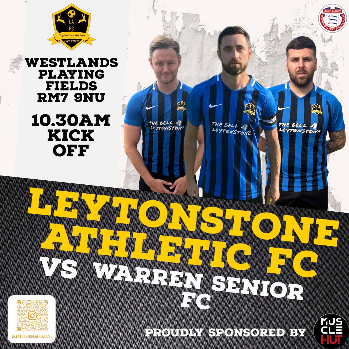 The season kicks off !!!

This Sunday we kick off our first game of the season against promoted side <a href="/WarrenSeniorFC/">Warren Senior FC</a>. A must win game to get our season off to the perfect start. 

#upthestone #sundayleague #sundayfootball #corinthianleague #grassroots #grassrootsfootball