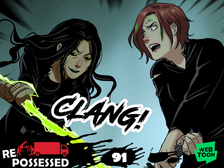 trevoramueller's tweet image. Re-Possessed 91 has a lot going on in it:

A sisterly reunion
Mari = slay queen
A narrow escape

And so much more!

Only 9 more episodes until the series finale! Are you caught up?

#RePossessed #webtoon