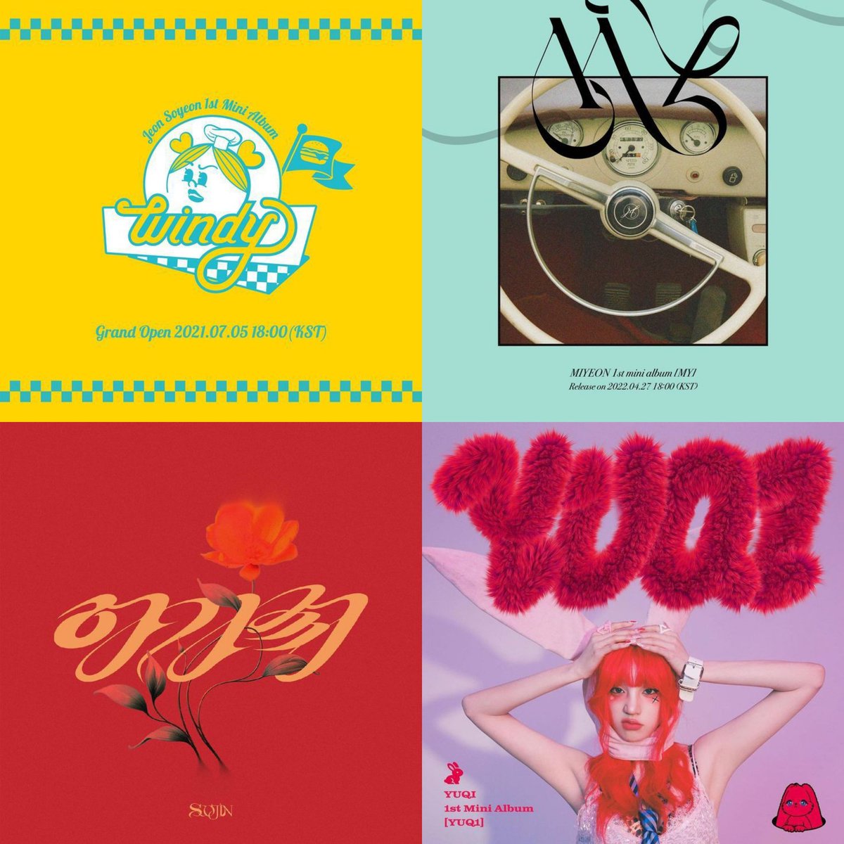 i just really love how their album colors radiates themselves