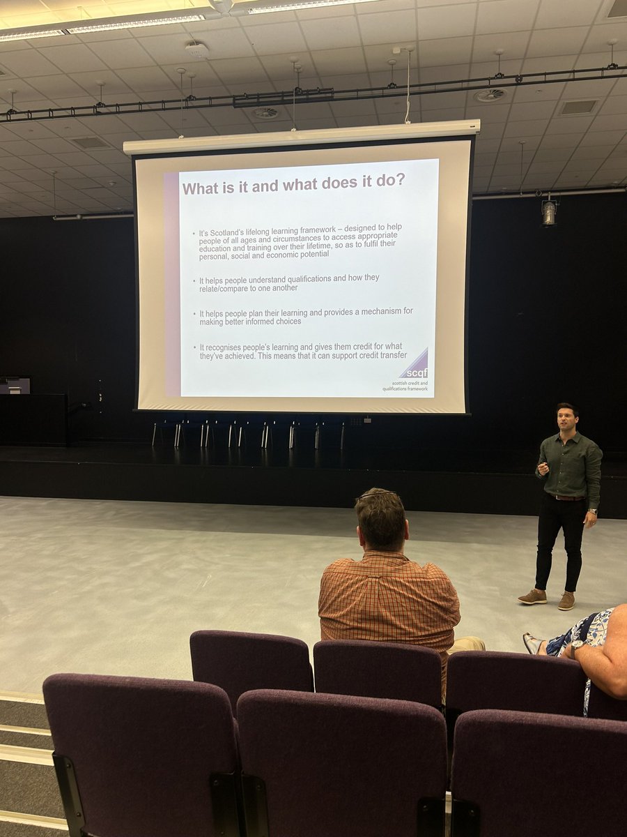 After a busy start to the term, I can finally get round to thanking <a href="/Donnie_scqf/">Donnie Wood</a> for attending our inservice day to deliver whole staff training on all things SCQF. 

We are aiming to go from 🥉to🥈within the new academic year &amp; have Pupil Ambassador training in September! 🤝🏻