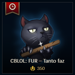 LANÇOUUUUUUUUUUUUUU 🤩🤩🤩🤩

EMOTE DA FURIA JÁ DISPONÍVEL NA LOJA DO LOL! 🐈‍⬛