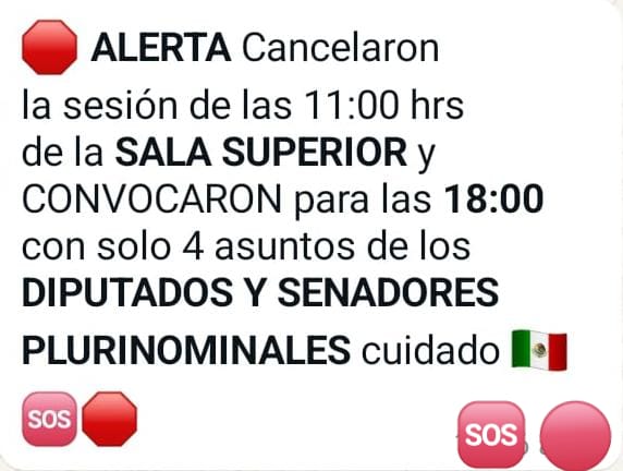 Si la sala superior no respeta el derecho ciudadano de los JDC, presentados en tiempo y forma acudiremos a la SCJN.