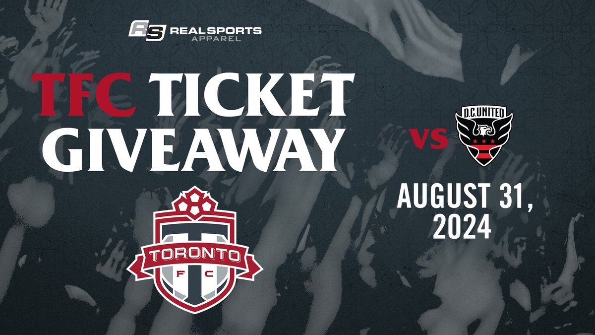 ShopRSApparel's tweet image. Enter for a chance to win 2 tickets to the @TorontoFC game on 8/31:  

1. Follow @ShopRSApparel
2. Like + repost 
3. Comment ⤵️ with a photo of a TFC item you like from our site shop.realsports.ca 

Contest ends 8/30 at 6 pm ET. Good luck!

#TFCLive