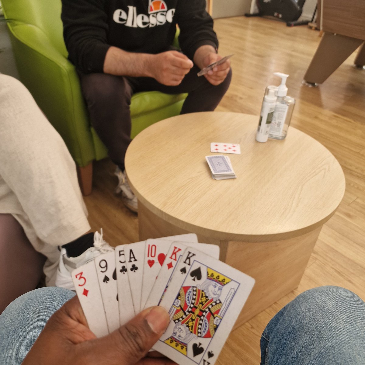 mrtimboss's tweet photo. Card games help to  improve memory and cognitive functions, it reduce stress , alleviate anxiety, and, more importantly, it  provides a sense of social connection. At Anson Road, we explore  activities that encourage socialization and well-being. https://t.co/ux5usYXioI