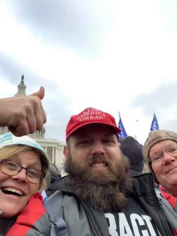 aobrien2010's tweet photo. How come no media has reported that Rep. Barbara Bagshaw (R-Windham) was at January 6th? Here she is with Justin Whynot, a former school board candidate who lost his election following allegations that he groomed, sexually abused &amp; impregnated a 15-year old girl.  #mepolitics https://t.co/01djdqD6Tv