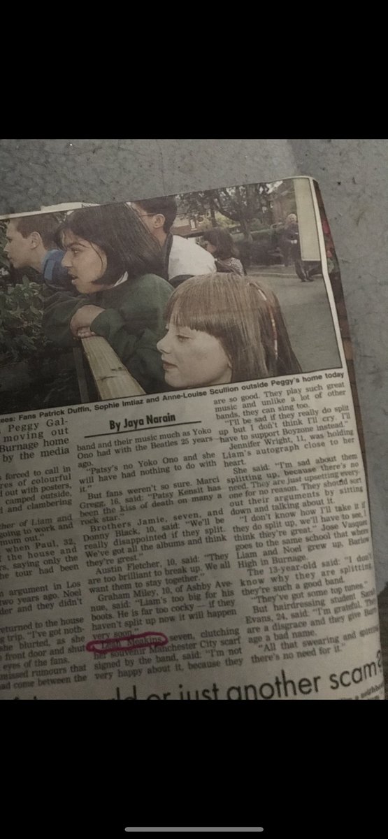 Please read from the pink circle. Boyzone never really made the cut <a href="/liamgallagher/">Liam Gallagher</a> <a href="/NoelGallagher/">Noel Gallagher</a> outside Cranwell, 28 years  ago.