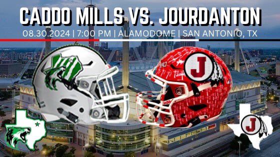 For the first time in school history, the Jourdanton Indians will be taking the field at the Alamodome when they kick off their regular season this Friday, Aug. 30 at 7 p.m. against Caddo Mills 🏈

For tickets: alamodome.com/events/detail/…