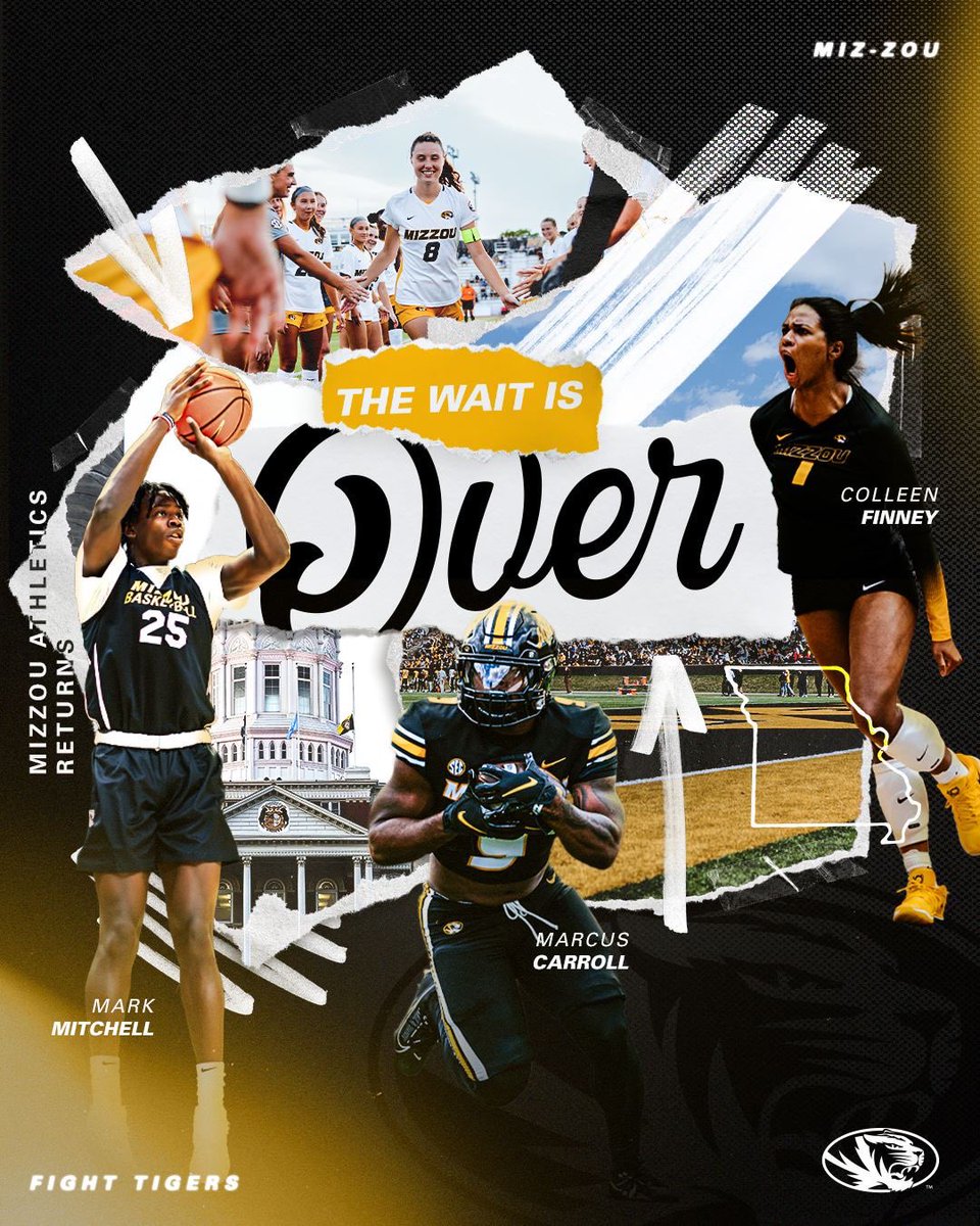 Back to school, back to the grind. Mizzou athletics are back and we need you in the stands getting hyped! #MIZ #ETTB @mizzouathletics