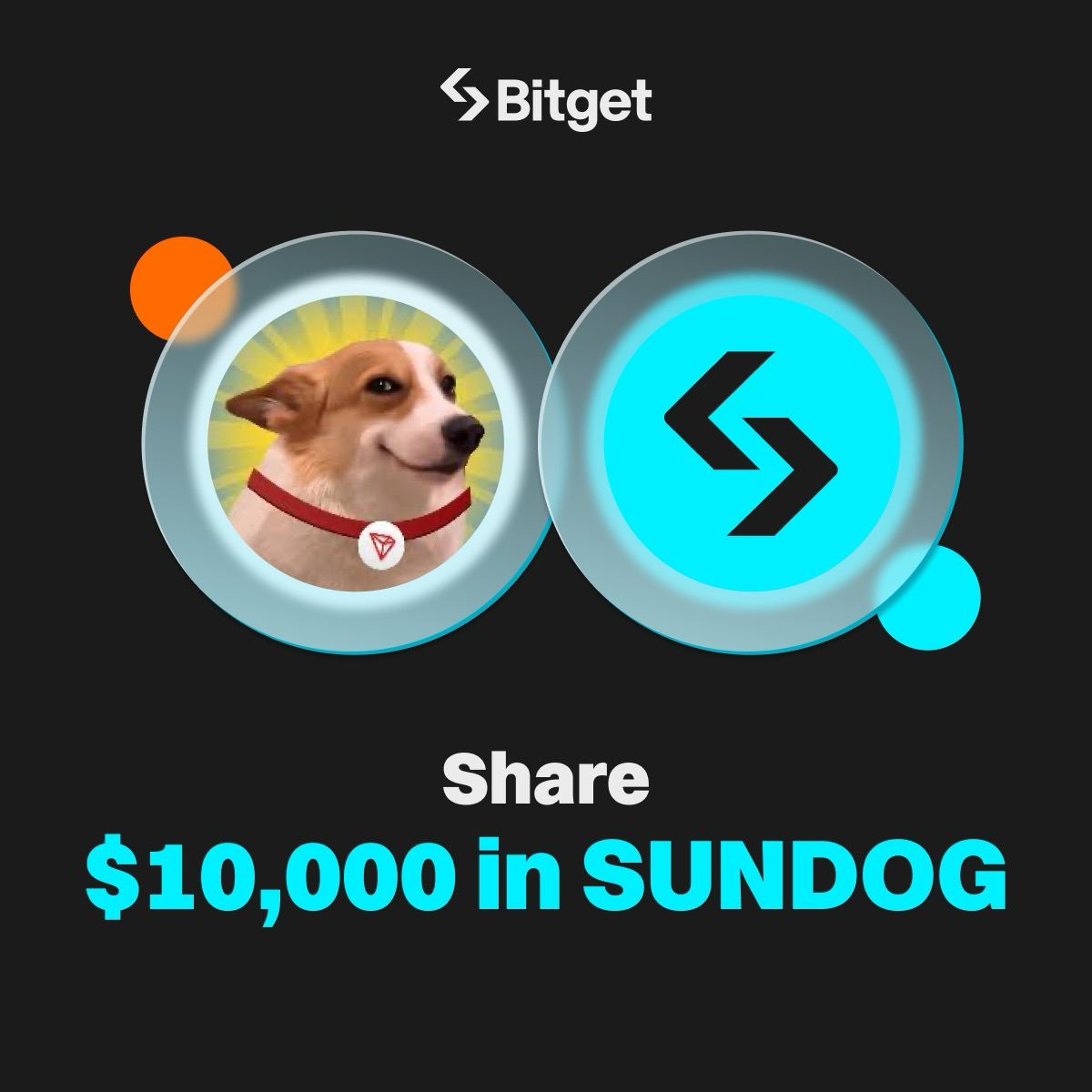 Great Airdrop opportunity for $SUNDOG community!🤑

We're collaborating with <a href="/bitgetglobal/">Bitget</a> to drop $10,000 worth of SUNDOG to our community!

To get in, just:
☀️ Follow <a href="/bitgetglobal/">Bitget</a>
☀️RT + tag friends
☀️Submit your entry: gleam.io/uPehc/bitget-x…