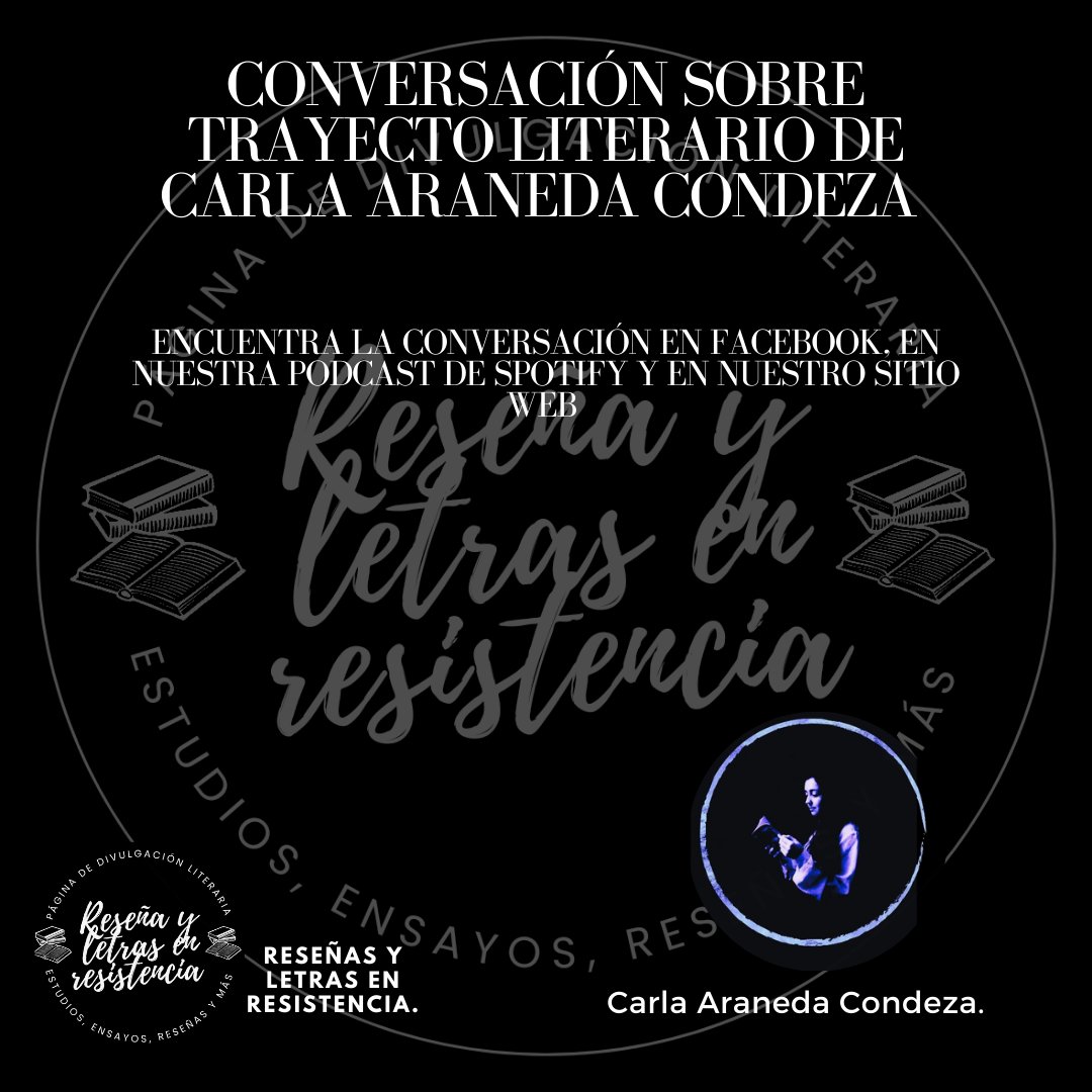 Te perdiste la conversación que mantuvimos con la escritora y autora Carla Araneda Condeza el sábado por instagram.

No hay problema, ya puedes verla en nuestro sitio web y en nuestra plataforma de Facebook y escucharla en nuestro canal de Spotify y en nuestra página web.