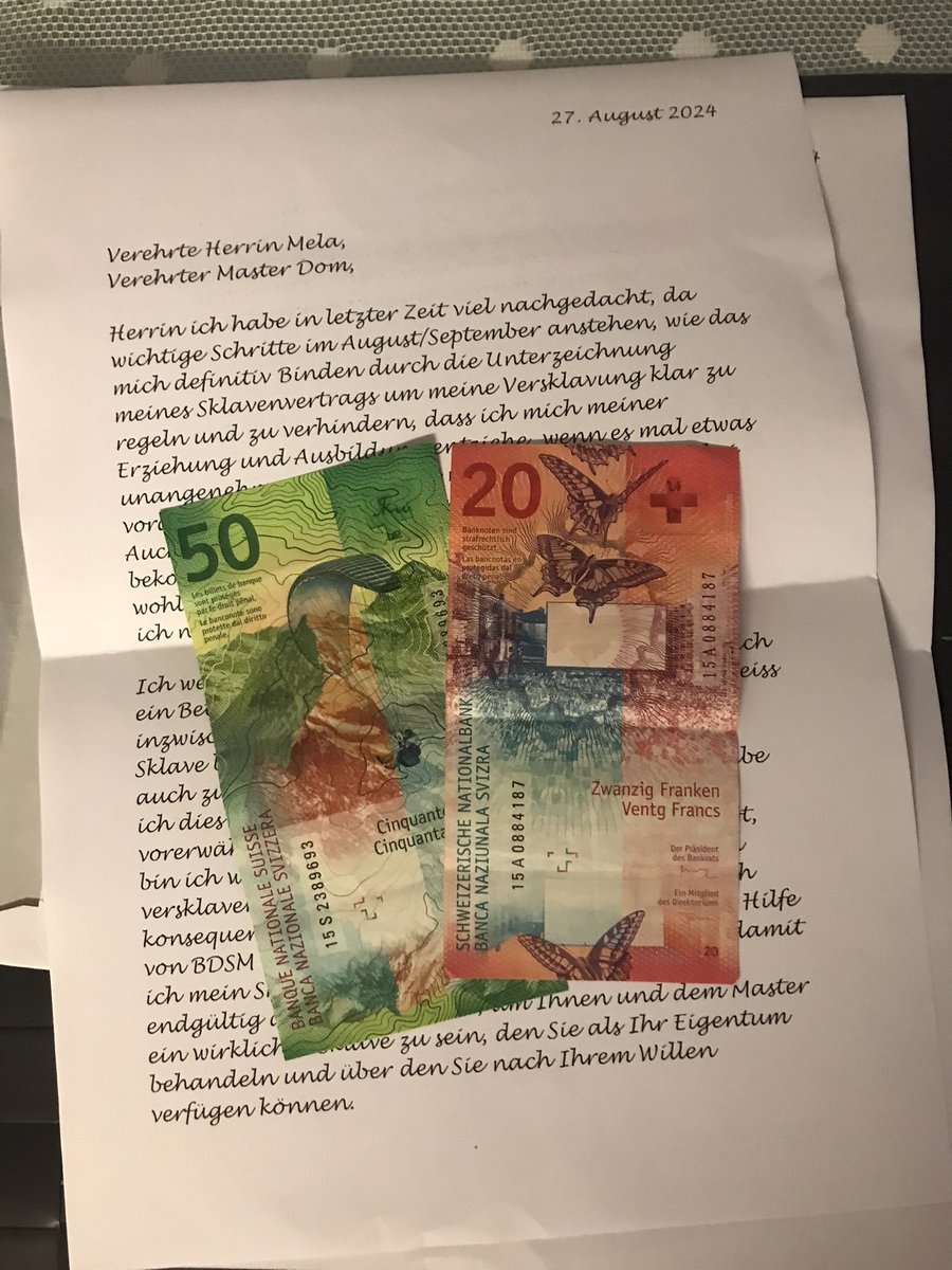 Wöchentlicher Tribut und der Brief zur Zukunft ist da 👏 <a href="/echter_loser/">Echter Loser</a> 🐷😈