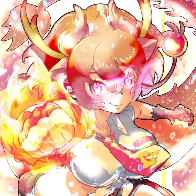 けものオエカキ#けものフレンズ#赤龍 