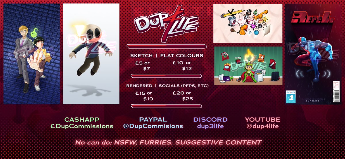 etbotu's tweet image. opening  comms

Payment methods are in the image below, DMs are always open if you want a commission, please start our convo telling me that u want a comm 🙏🏽 (50/50  payment  method)

**[DONT USE CASHAPP IF YOU COMMISSION ME,  ITS SHUTTING DOWN IN THE UK]**
