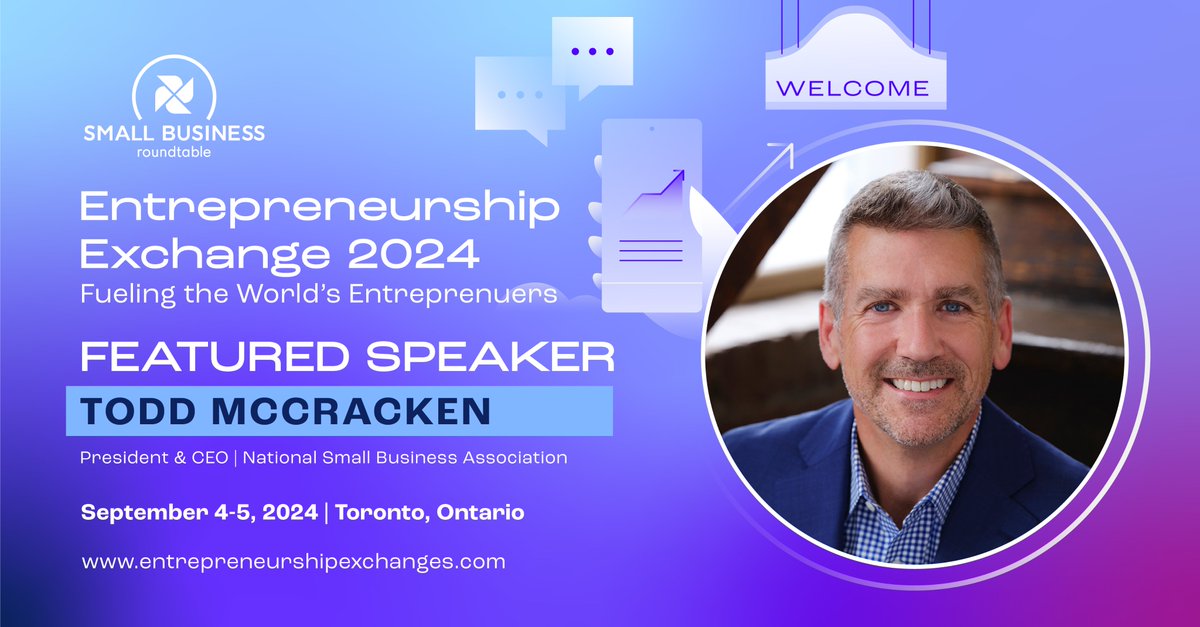 NSBA (@nsbaadvocate) on Twitter photo #NSBA is pleased to announce participation with the <a href="/SmBizRoundtable/">Small Business Roundtable</a> at the #Entrepreneurship Exchange 2024 in Toronto, Canada! #EX24Canada #NSBA is pleased to announce participation with the <a href="/SmBizRoundtable/">Small Business Roundtable</a> at the #Entrepreneurship Exchange 2024 in Toronto, Canada! #EX24Canada