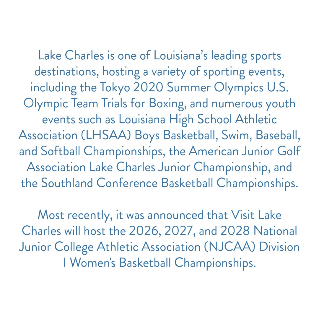 Lake Charles Regional Sports Authority tweet media
